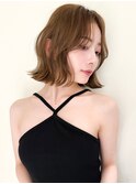 ハイライトバレイヤージュダブルカラーショートカット30代40代