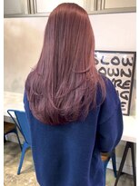 シーン(SCEN) layer cut × pink lavender