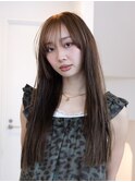 ハイトーンに飽きたら◎ツヤ透オリーブベージュ