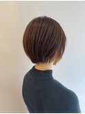 お手入れ簡単◎丸みショートボブ♪