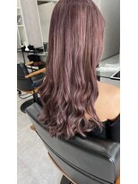 美容室 コンフォルト 錦糸町(Conforto) ゆる巻きピンクラベンダー