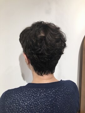 艶カールショート/髪質改善/透明感カラー/小顔カット/30代/40代