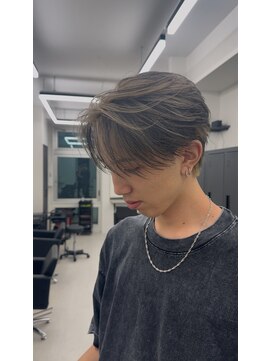 ステージ(STAGE) メンズ バレイヤージュ　メンズブリーチ　ハイライト