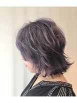 アソビ 表参道(ASOBI) ハイトーン くびれ パープルアッシュ 学割U24