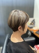 アミックス Hair&Make Amix KOKUSAIHOTEL&nbsp;白髪ぼかし　ハイライト