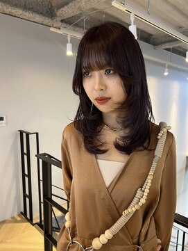 ヌープヘアーアイス(NUUP.hair ici) 20代30代暗髪透明感◎髪質改善レイヤーミディ