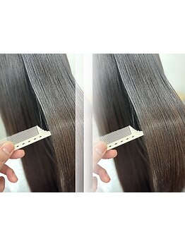 髪の状態に合わせた髪質改善ストレート[学芸大学/トリートメント/白髪染め/白髪ぼかし/ハイライト/学割U24]