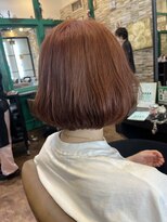 ヘアーラウンジ アンフィ 井土ヶ谷(Hair Lounge Anphi)&nbsp;オレンジボブ
