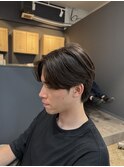 MEN’S HAIR/ブルーブラック/フェザーパーマ/船橋