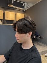 アロー 船橋店(AROH)&nbsp;MEN’S HAIR/ブルーブラック/フェザーパーマ/船橋