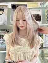 ダブ ギンザ(DaB ginza)&nbsp;レイヤーカット/ホワイトベージュ/ケアブリーチ/銀座