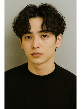 アグ ヘアー アクト 姫路駅前おみぞ筋店(Agu hair act) ブルーカラー 波打ちパーマ 韓国ヘア 6