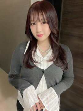 ミヨン 熊本店(miyon) 【miyon】韓国レイヤーカット×暗髪カラー×髪質改善