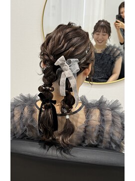 大人ツインヘアアレンジ◎