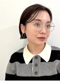 ミニボブ　切りっぱなしボブ　コンパクトボブ