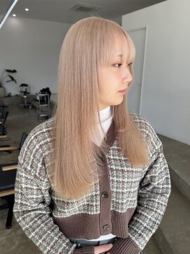 ノートエートル 西金沢(Nought etre) ホワイトベージュ10代20代30代ブリーチカラー