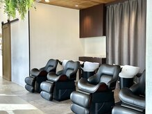 ビューギンザ(VIEW GINZA)の雰囲気（ゆったりシャンプー台）