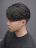 【メンズ】メンズカット＋縮毛矯正＋トリートメント　#博多#福岡#理容室