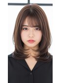 小顔見せ◎×扱いやすい韓国風くびれレイヤー 南越谷