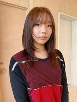 オン キャナルシティ博多前店(on)&nbsp;【晴音】ミディアムレイヤー/ブラウンベージュ/20代