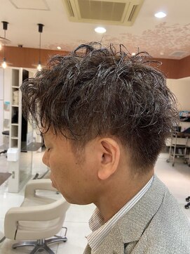 アール 滝ノ水店(#arl) メンズショートツーブロックツイストスパイラル