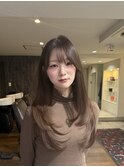 小顔韓国レイヤーカット透明感カラー髪質改善
