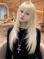 サンド ミュウ 横浜店(sand mieu) レイヤーカット/ハッシュカット/髪質改善/ハイトーン/横浜