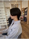 【山本智文】黒髪ハンサムショート