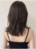 大人可愛いミディアム20代30代◎前髪ありくびれレイヤー南越谷