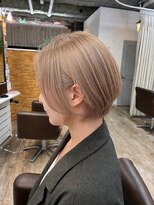 エルズ 大宮店(ailes) ダークパープル/ナチュラルショート/ミルクブラウン/夏/大宮
