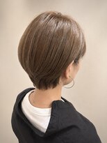 イズ(is)&nbsp;【キレイで扱いやすく】シアベージュ　丸みショート