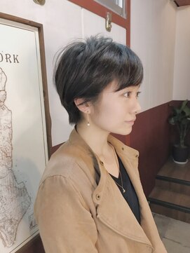 ルーファス 恵比寿 渋谷(Ruufus) 黒髪でも映える大人ショートRuufus恵比寿渋谷】赤塚昌吾