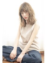 ヘアーメイク ラグズ(Hair Make Luxtz)&nbsp;ミディレイヤー/ゆるふわカール/ことりベージュ/アンニュイ