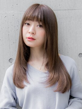 ルティア 池袋(Lutia) 顔まわりレイヤーストレートロングスタイル★