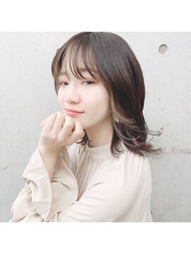 リコバイアフロート(riko by afloat) 【riko立野】インナーカラー×カジュアルレイヤー