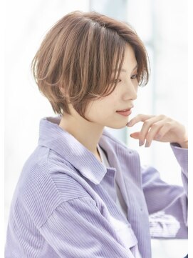 ミチオ ノザワ ヘアサロン ギンザ(Michio Nozawa HAIR SALON Ginza) 似合わせカット×耳かけくびれショート【瀧上丈司】
