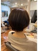 丸みショートボブ