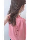 ミルキーグレージュ×イヤリングカラー