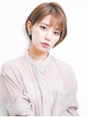 前下りボブ・ ボブショート・前下りショート・ オン眉ボブ