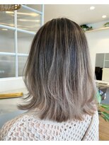 フレリス(FreRis)&nbsp;大人かわいいバレイヤージュ[守谷]/デザインカラー/くびれヘア