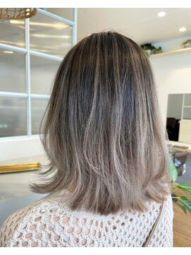 フレリス(FreRis) 大人かわいいバレイヤージュ[守谷]/デザインカラー/くびれヘア