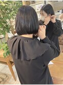ミニボブ×黒髪