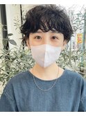 マッシュショートパーマ