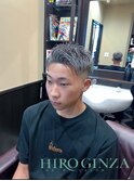 シルバーカラースキンフェード