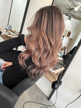 ラフ 難波店(LAFF) #黒髪#ボブルフ#ネビージュ#小顔#ワンレン