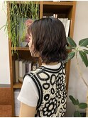 コテ巻き風パーマ/ボブパーマ/ニュアンスパーマ/外国人風パーマ