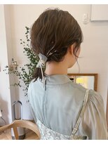 メク(meku)&nbsp;ボブのローポニーアレンジ*