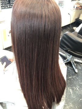 リュウ美容室 ロングでサラサラ