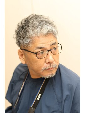 ヨシザワインク バンダイ(YOSHIZAWA Inc. BANDAI) メンズ上手い/40代50代60代/白髪/渋い髪型/モテる髪型/短髪