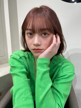 エレン 池袋(ElEn.) [エレン池袋]小顔カット/ボブ/オレンジカラー